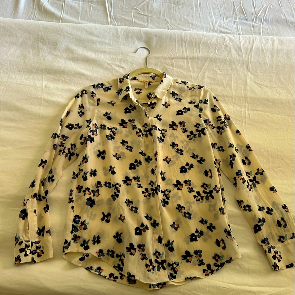 Designer 100% Silk Blouse